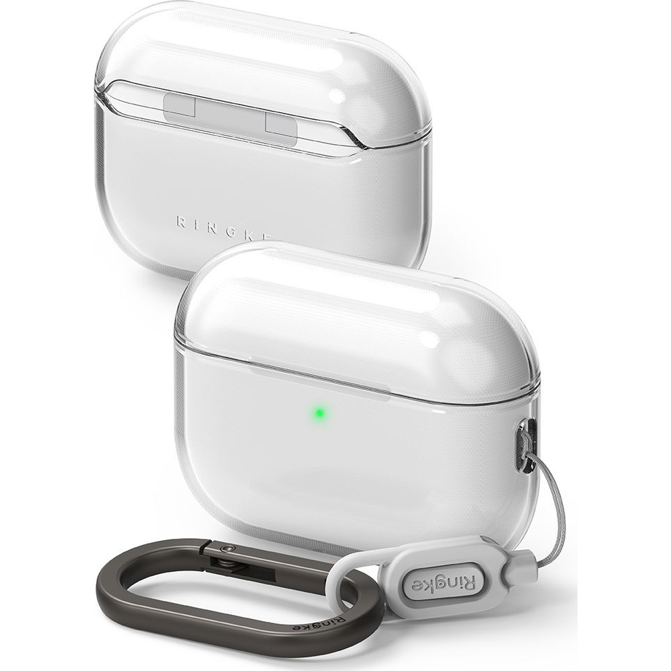 Etui Ringke Air do Apple AirPods Pro 3, przezroczyste z brokatem